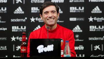 Marcelino, en la rueda de prensa previa al partido contra Las Palmas