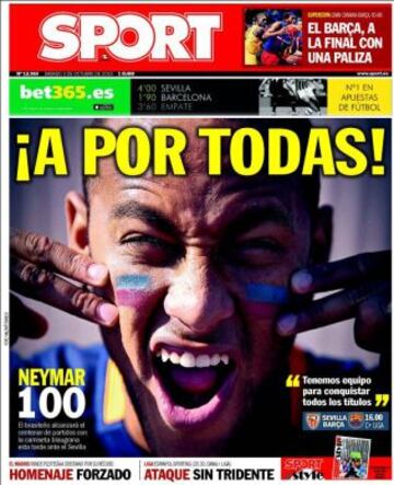 Portadas de la prensa deportiva