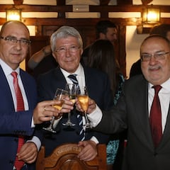 La comida de Navidad del Atlético en imágenes