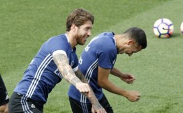 Sergio Ramos y Lucas Vázquez. 
 