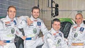 <b>LOS PILOTOS. </b>Vouilloz (izda.) y García Ojeda, en los extremos.