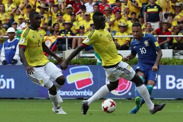 En imágenes Colombia vs Brasil por Eliminatoria