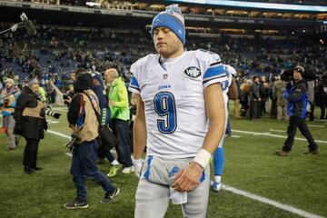 El quarterback de los Detroit Lions Matthew Stafford.