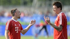 Rib&eacute;ry y Mandzukic.