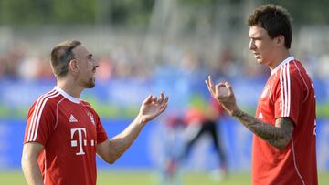 Rib&eacute;ry y Mandzukic.