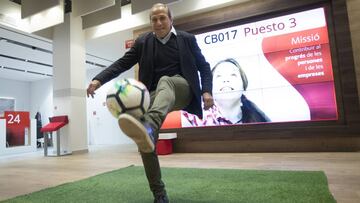 V&iacute;ctor Mu&ntilde;oz, en la presentaci&oacute;n de la Copa LaLiga.