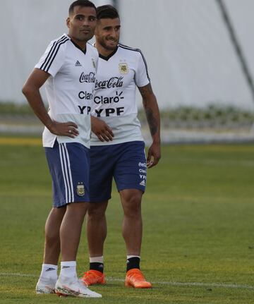 Entrenamiento de Argentina pensando en Croacia