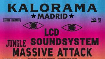 El cartel con el que el Kalorama presentó su programación, aunque finalmente The Smile ha cancelado su presencia por la enfermedad de Jonny Greenwood.