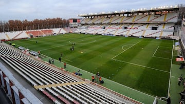 Estadio de Vallecas.