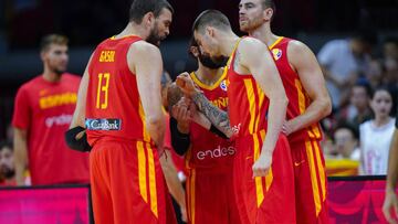España, durante un partido
