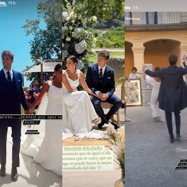 La presentadora Marina Valdés se casa con un futbolista