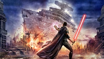 Starkiller en una imagen conceptual del videojuego.