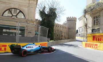 Los accidentes de Kubica y Leclerc en Bakú