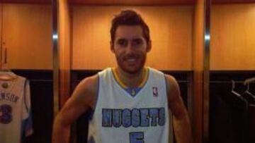 Rudy Fernández, inmerso en el día a día de Denver