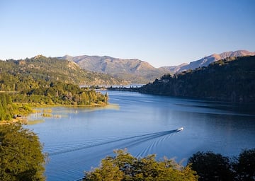 El lago Nahuel Huapi en Bariloche (Argentina).