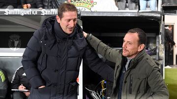 Partido entre el Burgos y el Albacete.
Entrenadores de ambos equipos
10-03-2025