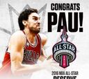 Pau Gasol estará en el All Star NBA 2016 de Toronto