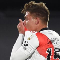Girotti: "Me falta para ser el 9 de River"