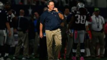 Bill Belichick, entrenador de los New England Patriots.