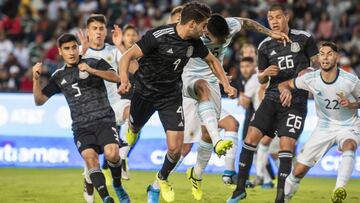 M&eacute;xico y Argentina sub-22 empatan en partido amistoso