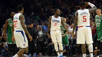 Kawhi Leonard y Paul George se arrejuntan ante los Celtics en un partidazo que resolvió... Beverley