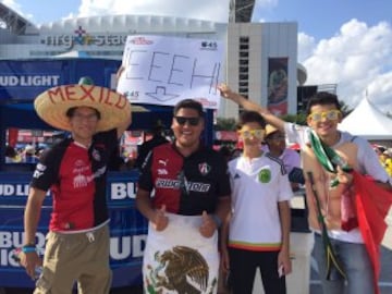 Imágenes de hinchas Colombia vs. Costa Rica en Copa América