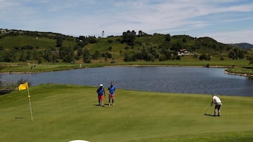 Olazabal, Otaegui y Contra, estrellas del II PGAe Open de golf de Meaztegi