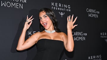 Georgina Rodríguez posa en la alfombra roja del evento Caring for Women.