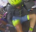Así fue la segunda caída de Contador: un ciclista la grabó