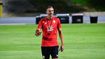 El nuevo entrenador de la U.D. Almería, Gaizka Garitano.