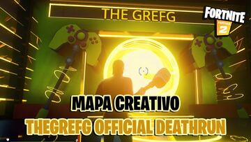Fortnite: TheGrefg recibe un mapa de Deathrun en el Modo Creativo
