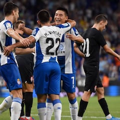 Dos minutos de locura le dan ventaja al Espanyol