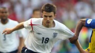Michael Carrick, con la selección de Inglaterra.
