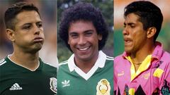 Chicharito, Hugo S&aacute;nchez y Jorge Campos.