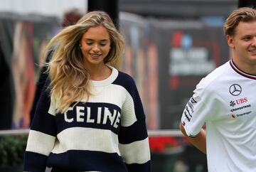 Laila Hasanovic en el Paddock del Gran Premio de Barcelona que se disputa en el circuito de Barcelona-Cataluña.