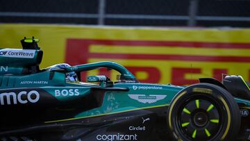 Fernando Alonso (Aston Martin AMR25). Ciudad de México, México. F1 2025.