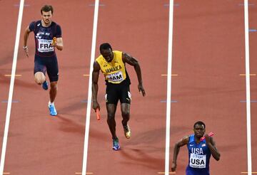 Lesión de Usain Bolt en el 4X100.