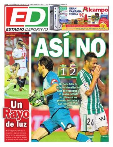 Portadas de la prensa deportiva