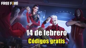 Códigos Free Fire de hoy 14 de febrero de 2022; todas las recompensas gratis