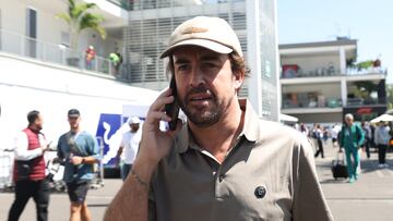 Fernando Alonso (Aston Martin). Ciudad de México, México. F1 2025.