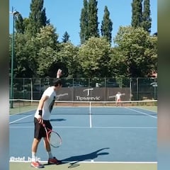 Twitter duda de si este saque se podría hacer en un partido oficial: hasta ahora, inédito...