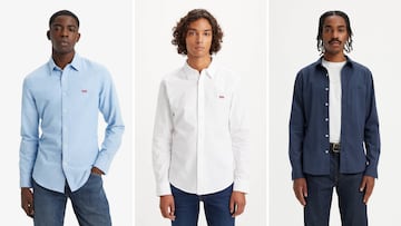 Camisa de manga larga slim fit Levi's Battery Housemark para hombre en Amazon