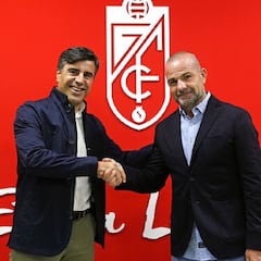 Primeras palabras de Paco López y despedida de Aitor Karanka