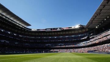 The Santiago Bernabéu.