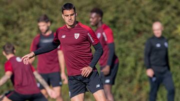 Dani García en Lezama esta mañana.