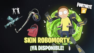 Morty llega a Fortnite; así es el skin RoboMorty