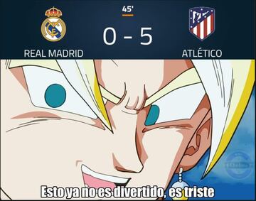 Los mejores memes de la goleada del Atleti al Madrid