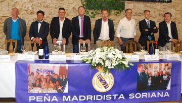 La peña madridista Soriana, en la celebración de su 44º aniversario.