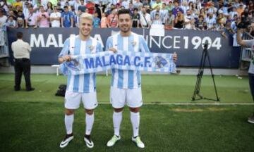 Jony and Keko strengthen the 2016/17 Málaga CF squad