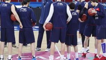 Tabak, en la sesión del Buesa.